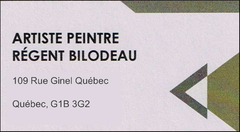 Régent Bilodeau, artiste peintre